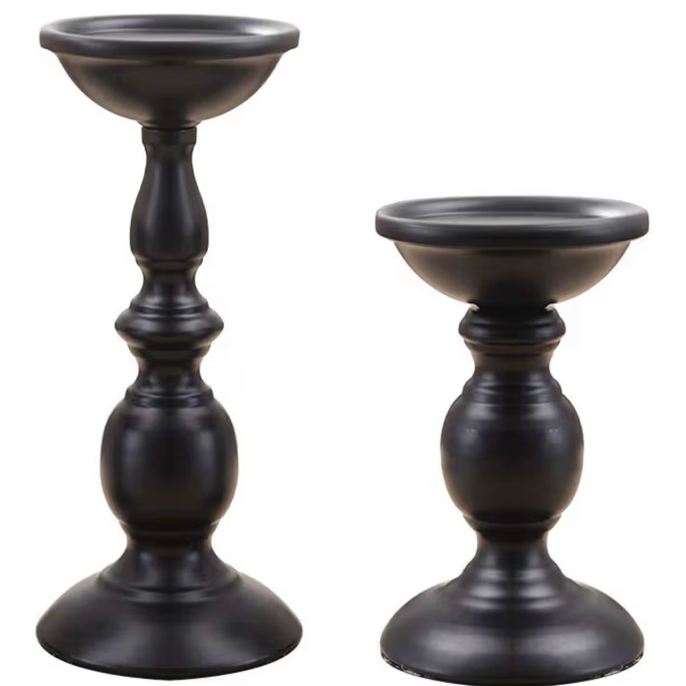 NWOT Pillar candle holders, set of 2